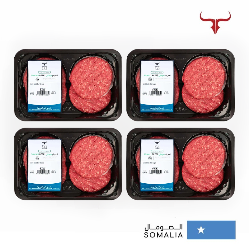 Local Somali Beef 16 Burgers Box