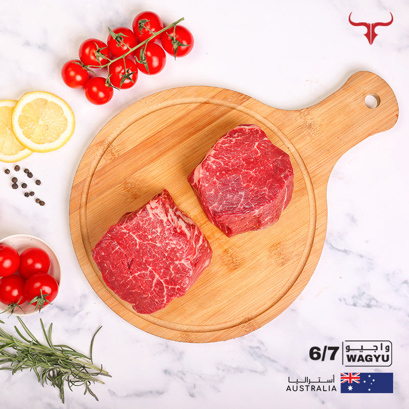 AUS Wagyu Beef Tenderloin Fillet Mignon Steak MB 6/7