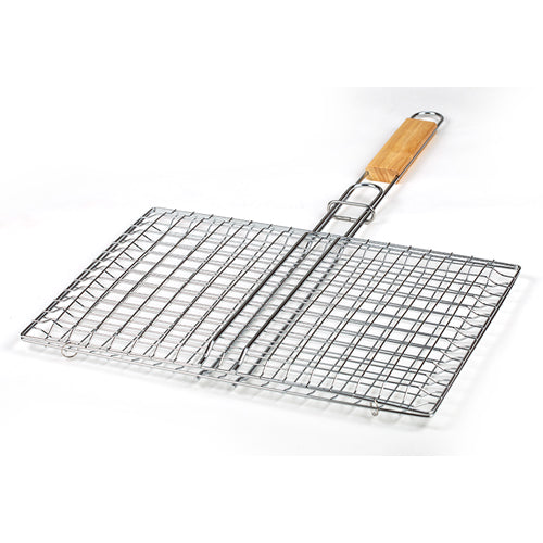 Metal Wire Mesh Grilling Basket "BBQ Guru" 35x25cm