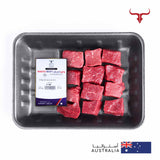 AUS Wagyu Beef Boneless Cubes MB 4/5 Muscat Livestock
