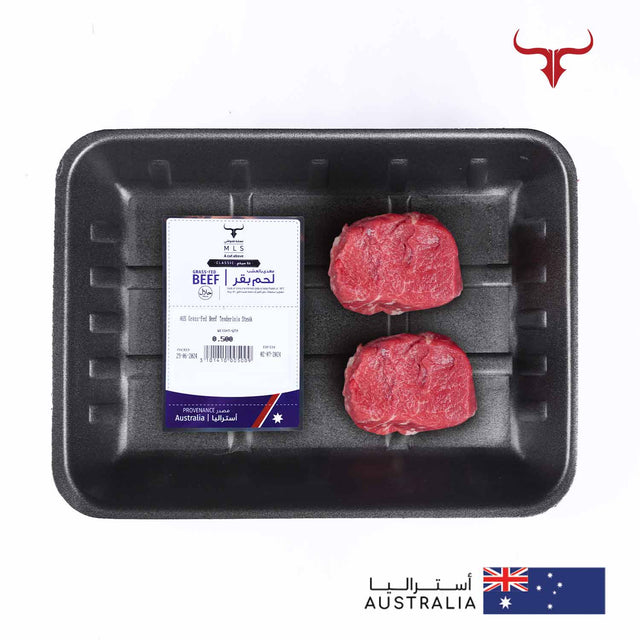 AUS Grass-Fed Beef Tenderloin Fillet Mignon Steak Muscat Livestock
