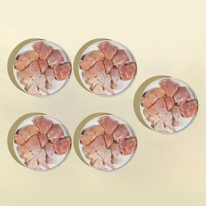 Local ﻿Chicken Mix Cuts Box Skinless 5kg Muscat Livestock
