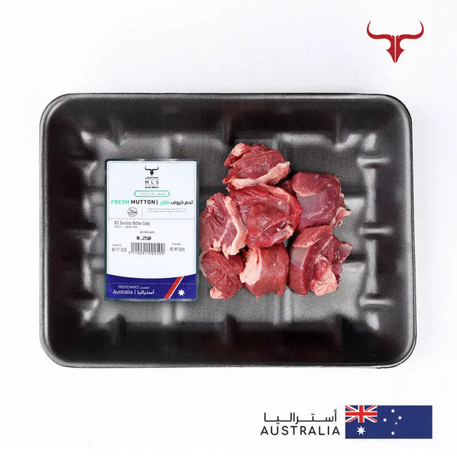 AUS Boneless Mutton Cubes Muscat Livestock
