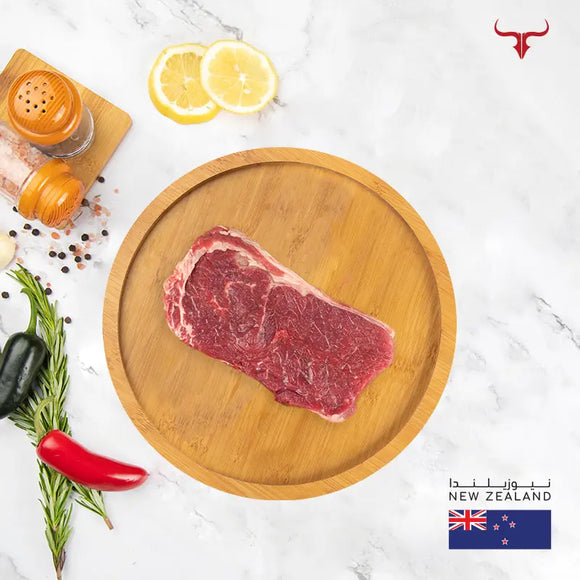NZ Grass-Fed Beef Striploin Steak Muscat Livestock