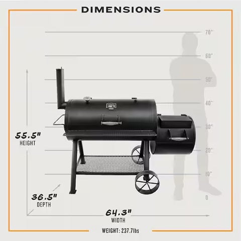 Oklahoma Joe's Longhorn Offset Smoker