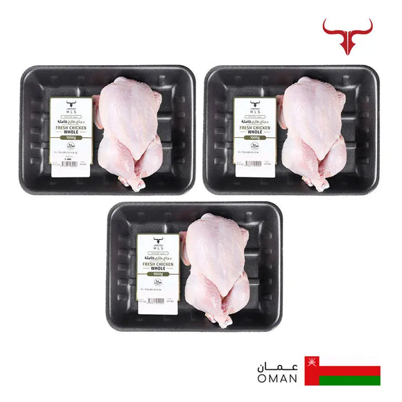 Local ﻿Chicken Whole Box Skin On 3kg Muscat Livestock