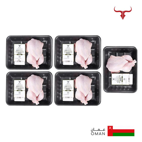 Local ﻿Chicken Whole Box Skin On 5kg Muscat Livestock