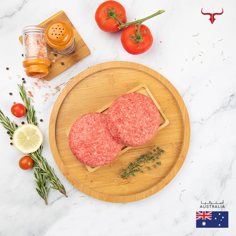 AUS Angus Beef Burger 125gm x 2 patties-Unseasoned