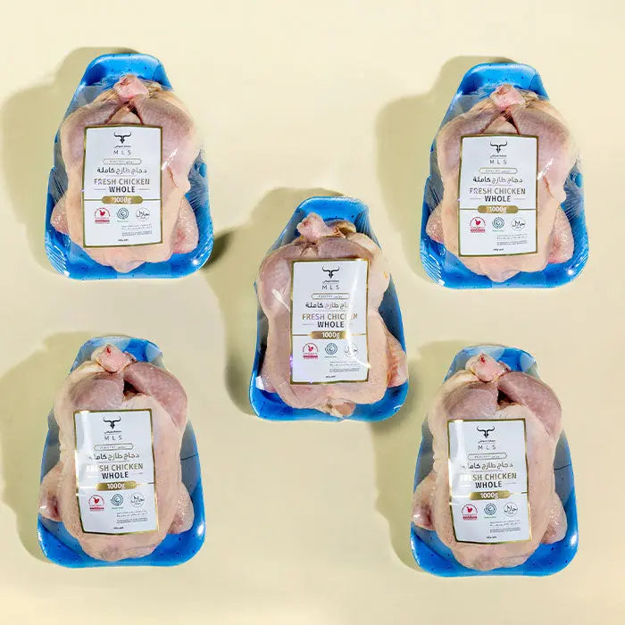 Local ﻿Chicken Whole Box Skin On 5kg Muscat Livestock