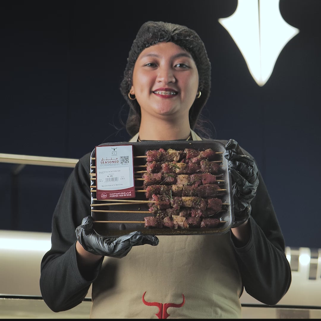 Seasoned NZ Grass-Fed Beef Mishkak- Local Style Skewers
