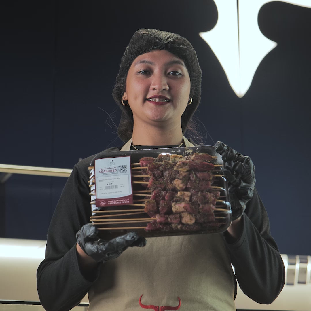 Seasoned NZ Grass-Fed Beef Mishkak- Local Style Skewers